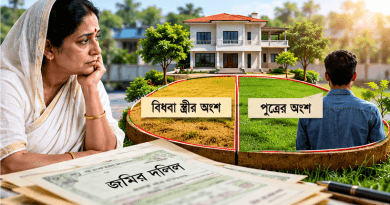 হিন্দু বিধবা স্ত্রী স্বামীর সম্পত্তিতে এক পুত্রের সমান অংশ পাবেন
