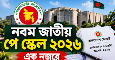 নতুন বেতন কাঠামো, ২০ গ্রেডের বেতন ও ভাতার পূর্ণাঙ্গ হিসাব