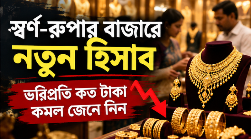 স্বর্ণ-রুপার বাজারে নতুন হিসাব
