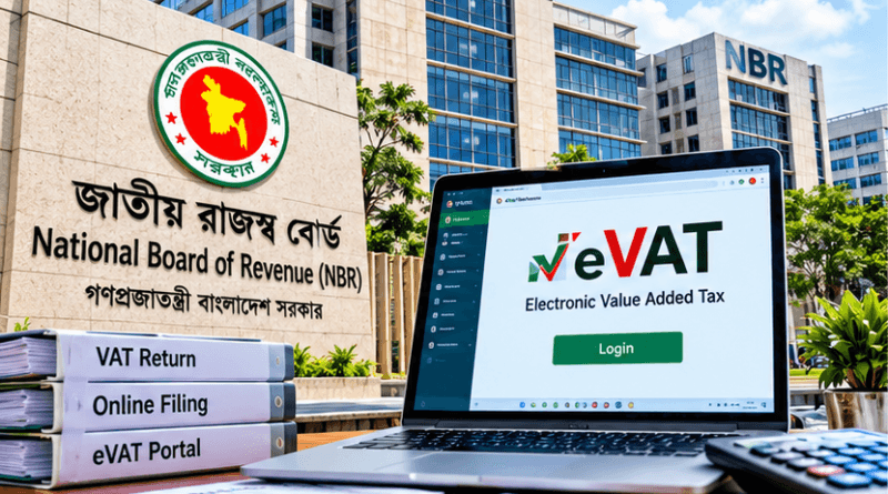 eVAT পোর্টালে অনলাইনে ভ্যাট দাখিল বাধ্যতামূলক