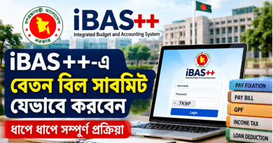 আইবাস++ এ যেভাবে বেতন বিল সাবমিট করবেন