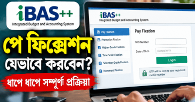 iBAS++-এ যেভাবে নির্ধারিত হবে নতুন বেতন
