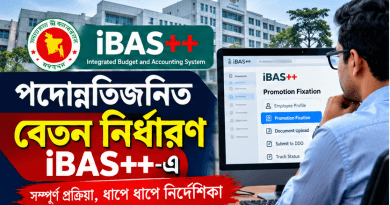 যেভাবে করবেন প্রমোশন ফিক্সেশন
