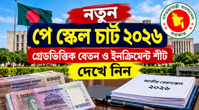 পে স্কেল ২০২৬ ইনক্রিমেন্ট শিট দেখে নিন
