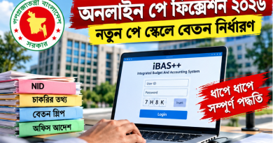 নতুন পে স্কেলে বেতন নির্ধারণে যে তথ্যগুলো আগে থেকেই প্রস্তুত রাখবেন