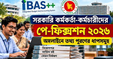 অনলাইনে তথ্য পূরণের ধাপ, যেভাবে করবেন