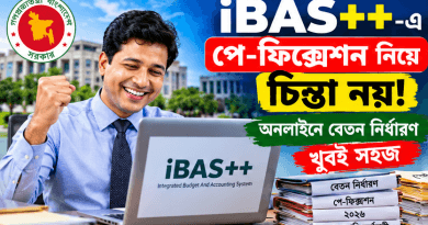 ৭ ধাপেই সম্পন্ন হবে অনলাইনে বেতন নির্ধারণ