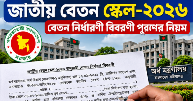 সার্ভিস বুকে পে ফিক্সেশন এন্ট্রি করবেন যেভাবে?